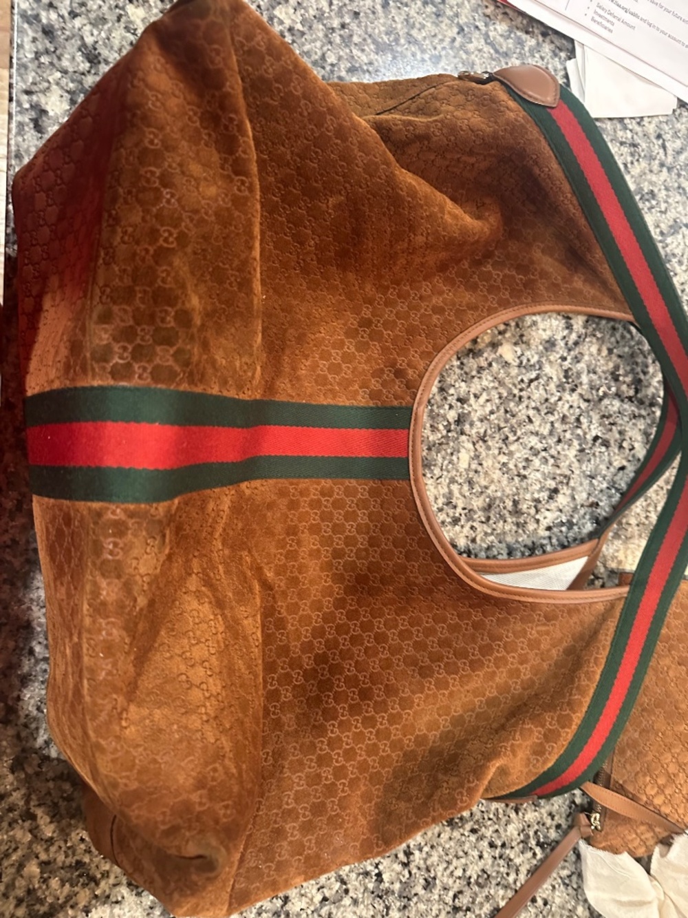 Authentic large Gucci Giglio bag - Picture 3 of 9